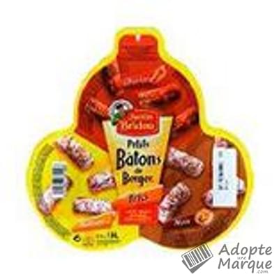 Justin Bridou Petits Bâtons de Berger - Saucisson Trio (Nature, Noix de Jambon & Chorizo) Le paquet de 130G