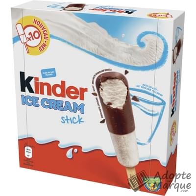 Kinder Ice Cream Stick La boîte de 10 glaces - 270G
