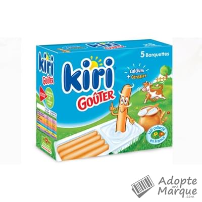 Kiri Goûter - Fromage fondu à la crème de lait & Gressins Les 5 barquettes - 175G