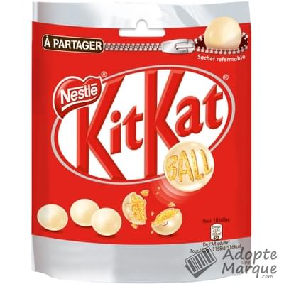 KitKat Ball - Biscuits enrobés au Chocolat Blanc Le sachet de 250G