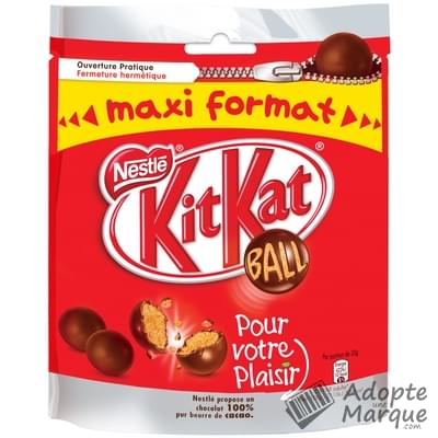 KitKat Ball - Biscuits enrobés au Chocolat au Lait le sachet de 400g