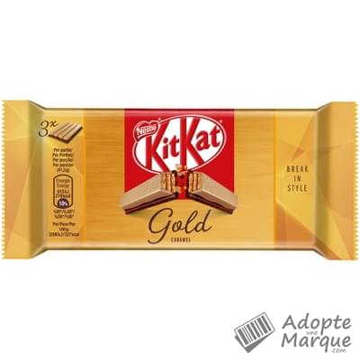 KitKat Gold - Gauffrettes croustillantes "Les 3 tablettes - 124,5G"