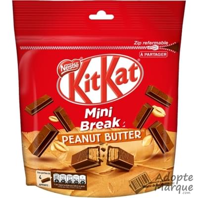KitKat Mini Break - Gauffrettes croustillantes Peanut Butter Le sachet de 104G