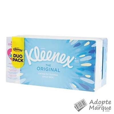 Kleenex Mouchoirs en papier Original Les 2 boîtes de 88 mouchoirs