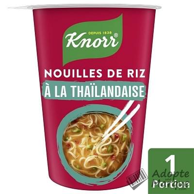Knorr Asian Pot' - Nouilles de Riz à la Thaïlandaise (façon Curry rouge) La box de 69G