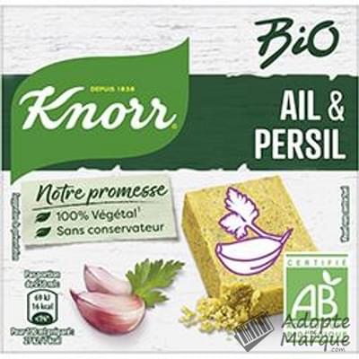 Knorr Bio - Bouillon Ail & Persil Le paquet de 6 tablettes - 63G
