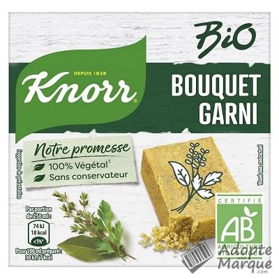 Knorr Bio - Bouillon Bouquet Garni Le paquet de 6 tablettes - 63G