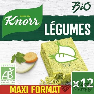 Knorr Bio - Bouillon de Légumes Le paquet de 12 tablettes - 120G