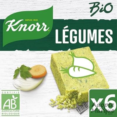 Knorr Bio - Bouillon de Légumes Le paquet de 6 tablettes - 60G