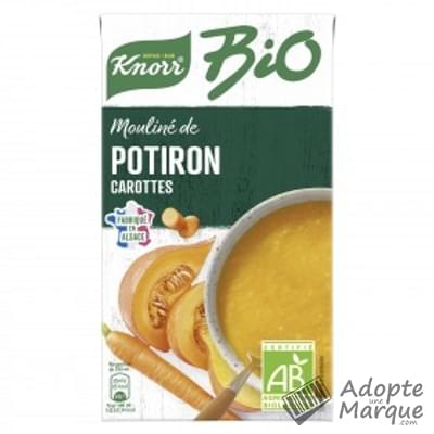 Knorr Bio - Mouliné de Potiron & Carottes La brique de 1L