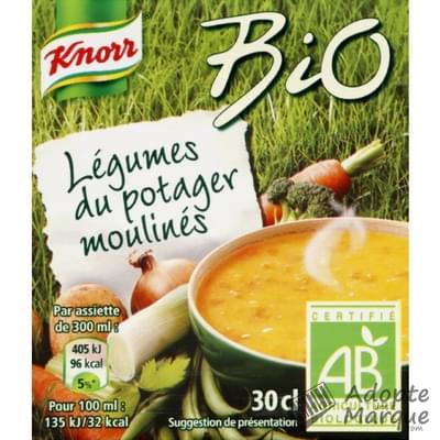 Knorr Bio - Soupe aux Légumes du Potager Moulinés La brique de 30CL