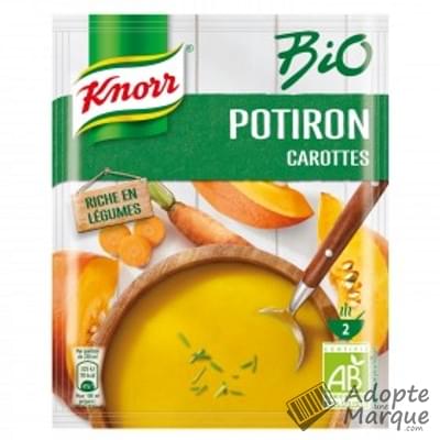 Knorr Bio - Soupe Potiron & Carottes Le sachet de 51G