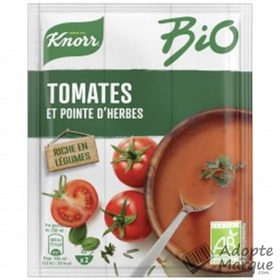 Knorr Bio - Soupe Tomates & pointe d'Herbes Le sachet de 45G