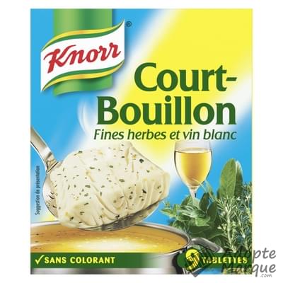 Knorr Court-Bouillon aux fines Herbes & Vin blanc Le paquet de 9 tablettes - 108G