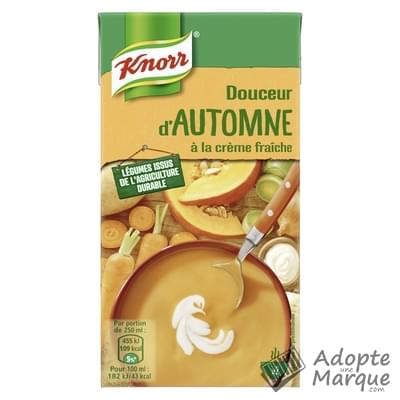 Knorr Les Douceurs - Douceur d'Automne à la Crème fraîche La brique de 50CL
