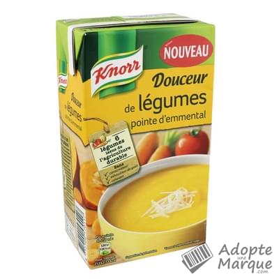 Knorr Les Douceurs - Douceur de Légumes & pointe d'Emmental La brique de 1L