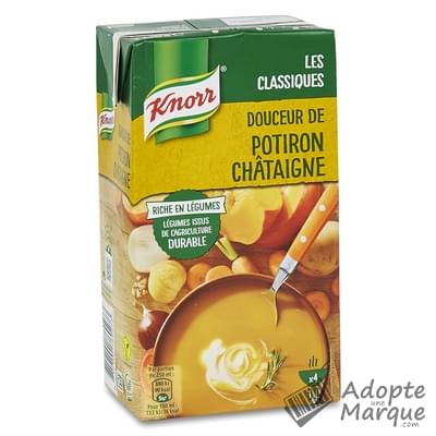 Knorr Les Douceurs - Douceur de Potiron Châtaigne La brique de 1L