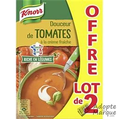 Knorr Les Douceurs - Douceur de Tomates à la Crème fraîche Les 2 briques de 1L