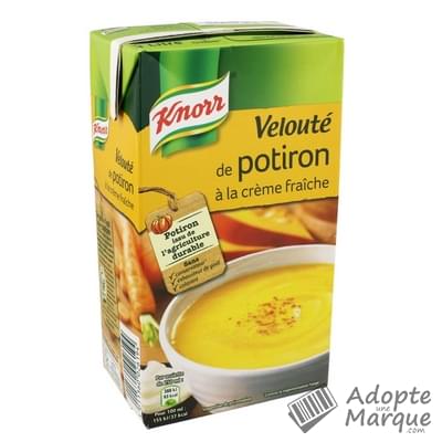 Knorr Les Douceurs - Velouté de Potiron à la Crème fraîche La brique de 1L