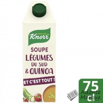 Knorr Et c'est tout - Soupe de Légumes du Sud & Quinoa La brique de 750ML
