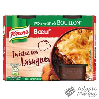 Knorr Marmite de Bouillon de Bœuf Le paquet de 8 capsules - 224G