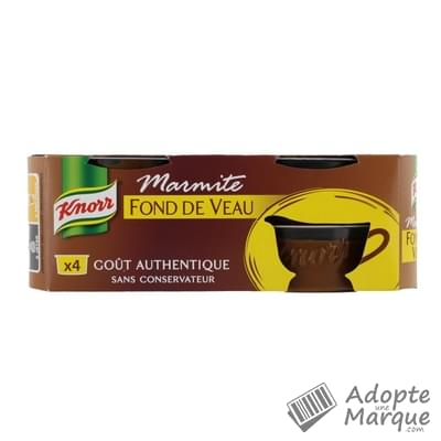 Knorr Marmite Fond de Veau Le paquet de 4 capsules - 112G