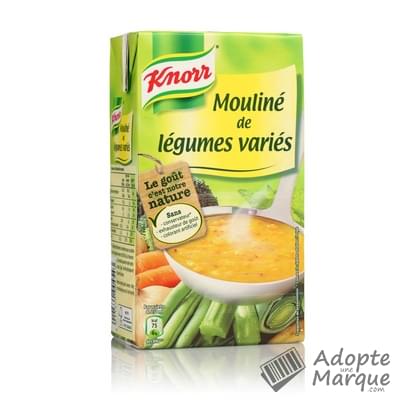 Knorr Les Potages Liquides - Mouliné de Légumes Variés La brique de 1L