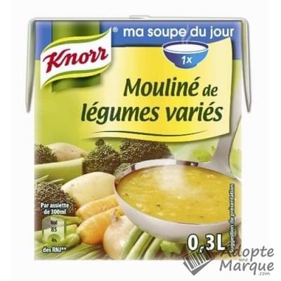 Knorr Les Potages Liquides - Mouliné de Légumes Variés La brique de 30CL