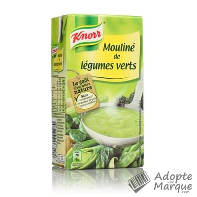 Knorr Les Potages Liquides - Mouliné de Légumes Verts La brique de 50CL