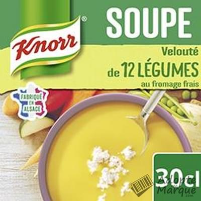 Knorr Les Potages Liquides - Velouté de 12 Légumes au Fromage frais La brique de 30CL