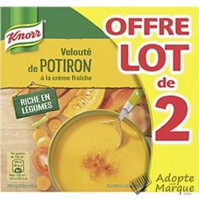 Knorr Les Potages Liquides - Velouté de 9 Légumes Les 2 briques de 50CL