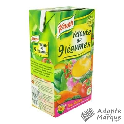 Knorr Les Potages Liquides - Velouté de 9 Légumes La brique de 1L