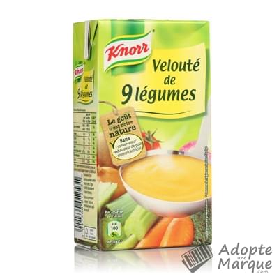 Knorr Les Potages Liquides - Velouté de 9 Légumes La brique de 50CL