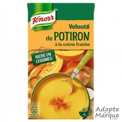 Knorr Les Potages Liquides - Velouté de Potiron à la Crème fraîche La brique de 1L