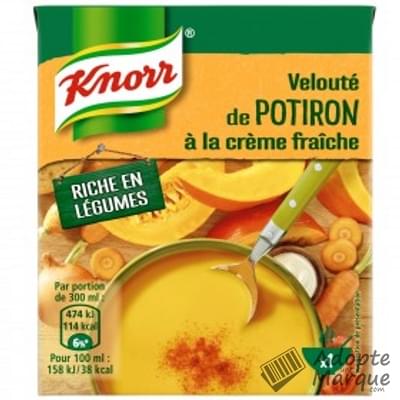 Knorr Les Potages Liquides - Velouté de Potiron à la Crème fraîche La brique de 30CL