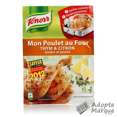 Knorr Sachet Cuisson au Four - Poulet au Thym & Citron Le sachet de 20G