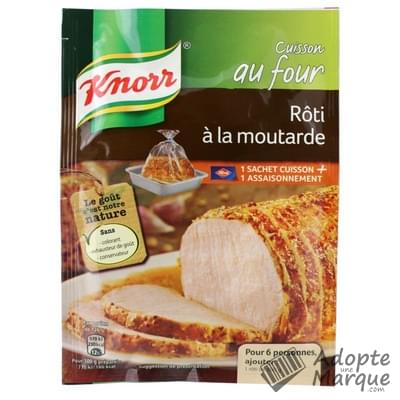 Knorr Sachet Cuisson au Four - Rôti à la Moutarde Le sachet de 30G