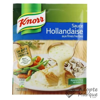 Knorr Les Sauces Déshydratées - Sauce Hollandaise aux fines Herbes Le sachet de 28G