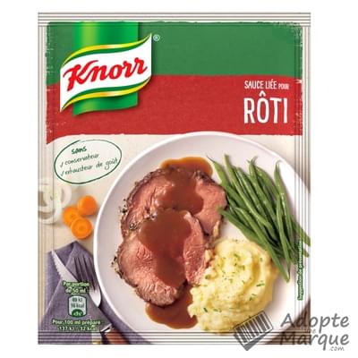Knorr Les Sauces Déshydratées - Sauce liée pour Rôti Le sachet de 20G