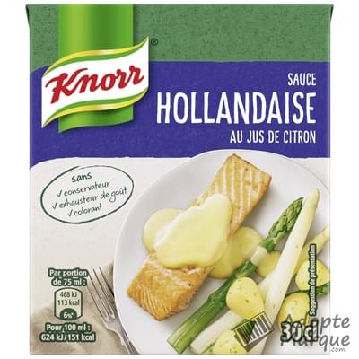 Knorr Les Sauces à Napper - Sauce Hollandaise au jus de Citron La brique de 30CL