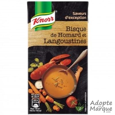 Knorr Saveurs d'Exception - Bisque de Homard & Langoustines La brique de 50CL