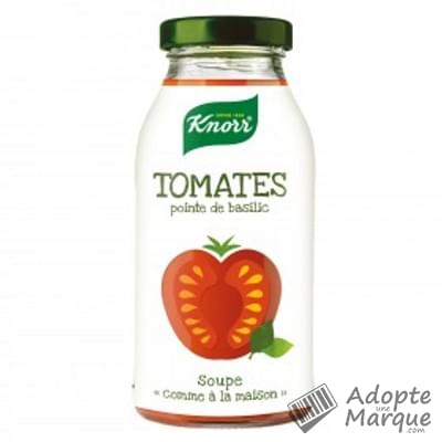 Knorr Soupe Comme à la maison - Tomates & pointe de Basilic La bouteille de 45CL