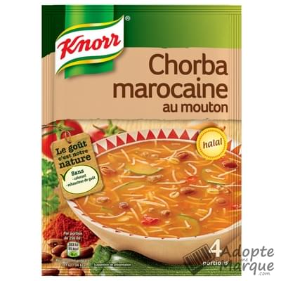 Knorr Les Soupes Déshydratées - Chorba Marocaine au Mouton Le sachet de 100G