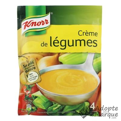 Knorr Les Soupes Déshydratées - Crème de Légumes Le sachet de 112G