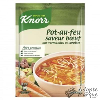 Knorr Les Soupes Déshydratées - Pot-au-feu saveur Boeuf Le sachet de 55G