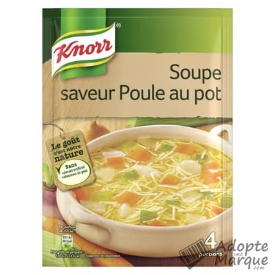 Knorr Les Soupes Déshydratées - Poule au pot aux petits Légumes Le sachet de 74G