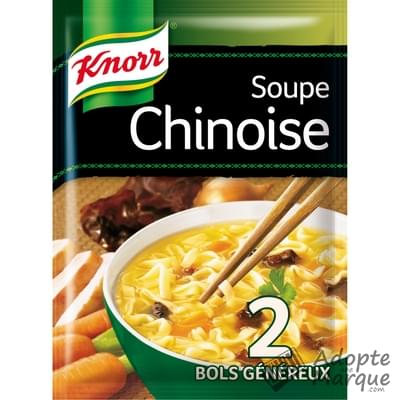 Knorr Les Soupes Déshydratées - Soupe Chinoise du Sichuan : Nouilles & Champignons noirs Le sachet de 67G