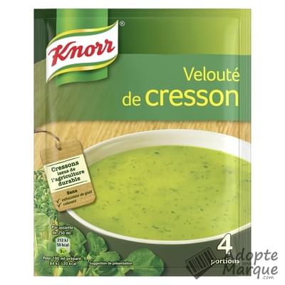 Knorr Les Soupes Déshydratées - Velouté de Cresson Le sachet de 53G