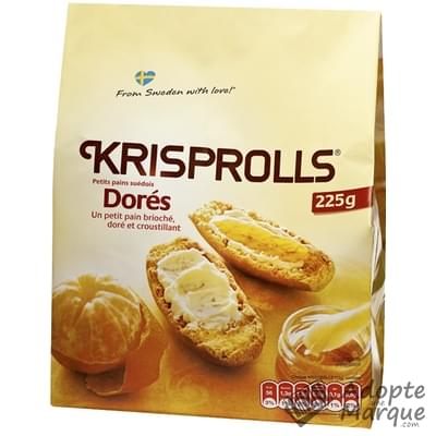Krisprolls Petits pains Suédois Dorés Le paquet de 225G