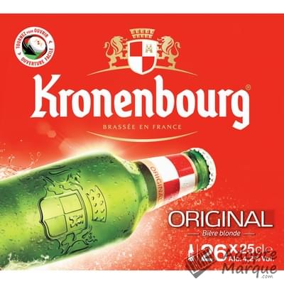 Kronenbourg Bière blonde - 4,2% vol. Les 26 bouteilles de 25CL